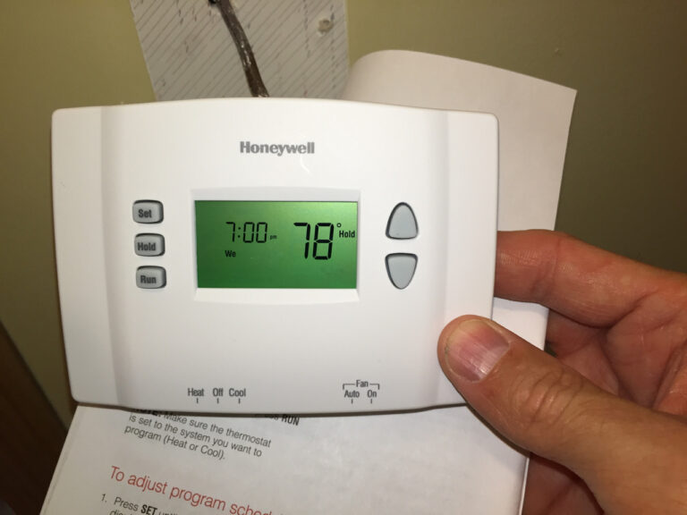 Honeywell Thermostat RTH2300 Programming Instructions · Share Your Repair