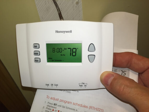 Honeywell Thermostat RTH2300 Programming Instructions · Share Your Repair