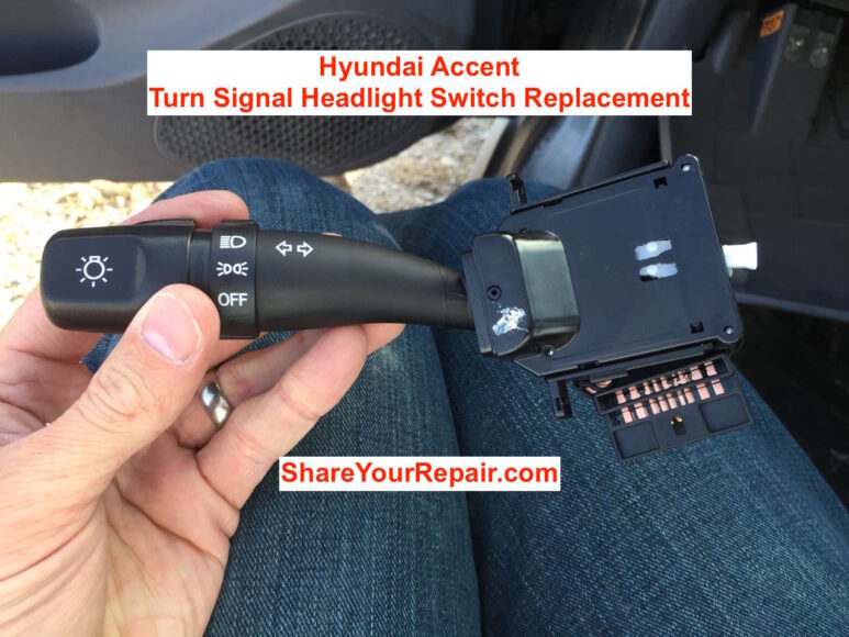 How to Replace Turn Signal Headlight Switch on Hyundai Accent · Share