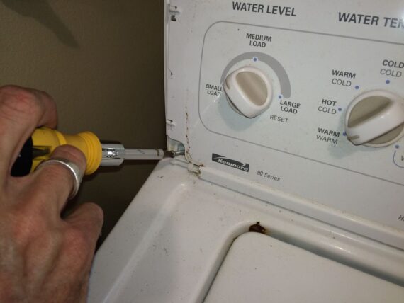 Kenmore 90 Series Washer Fills Slowly-How To Replace Water Inlet Valve ...