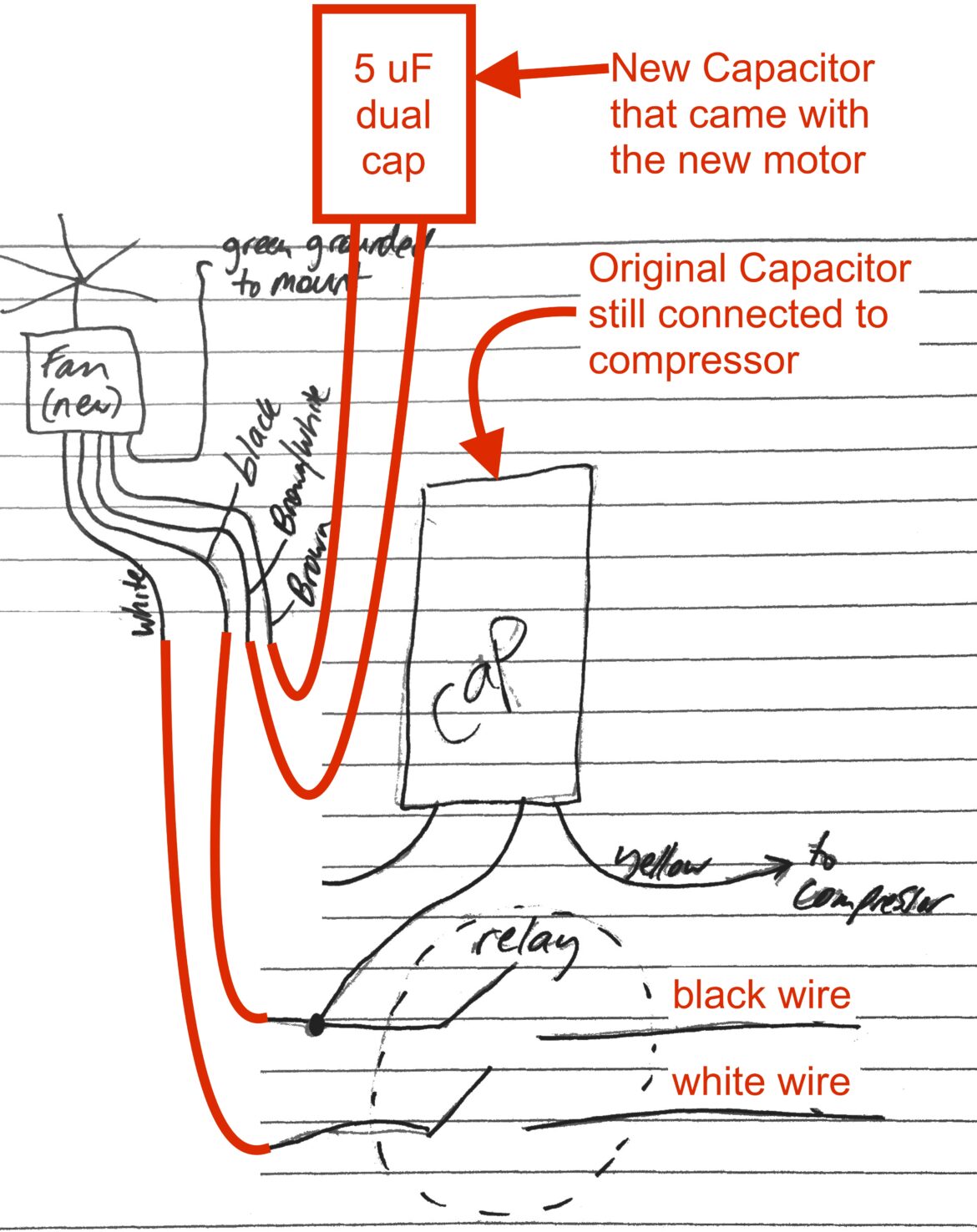 How To Wire Ac Condenser Fan Motor