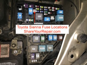 Toyota Sienna Fuse Locations · Share Your Repair