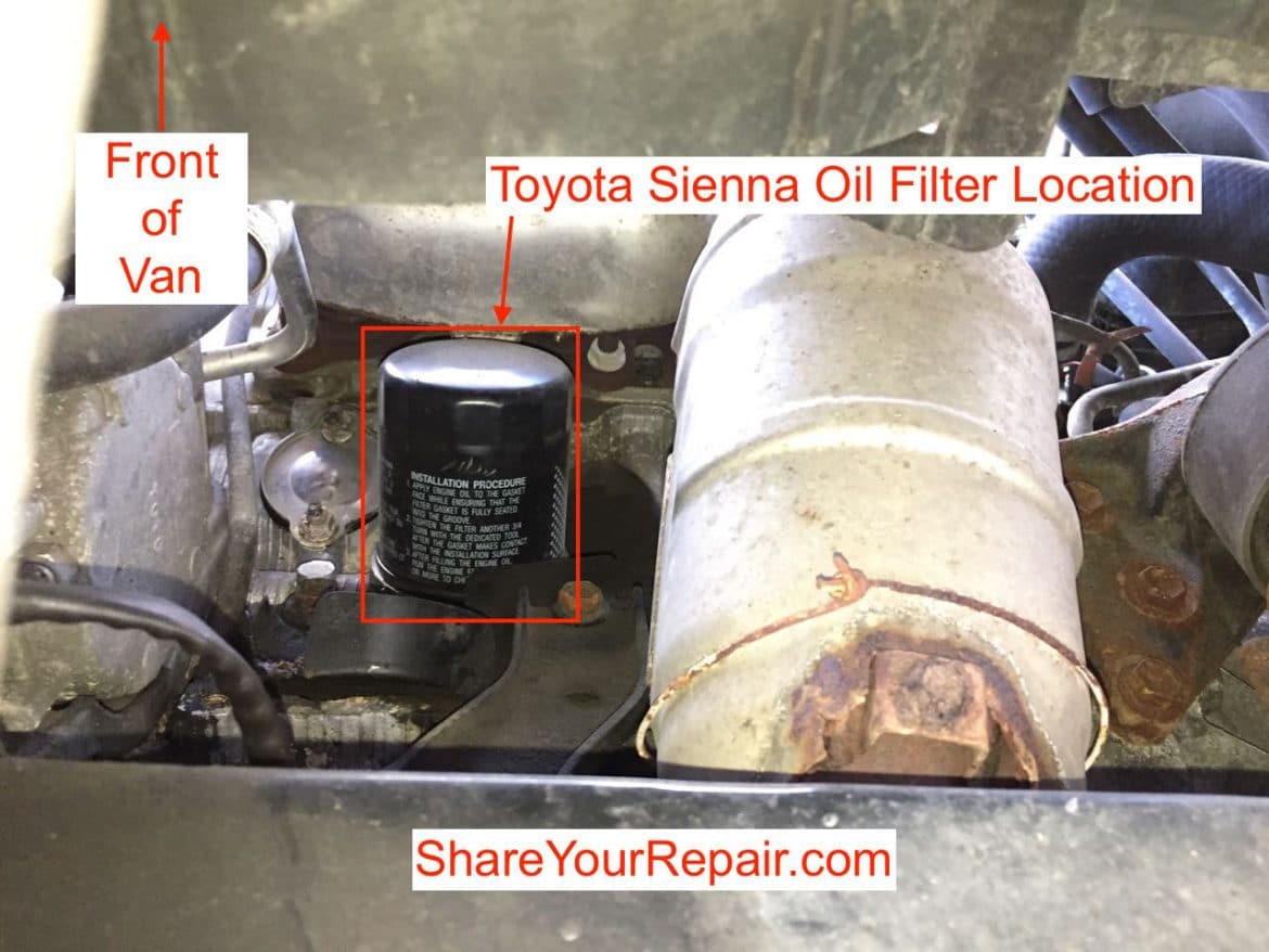 Toyota Sienna Oil Change · Share Your Repair